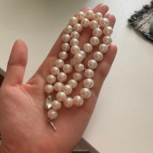 Natural freshwater pearl necklace 10 mm beads